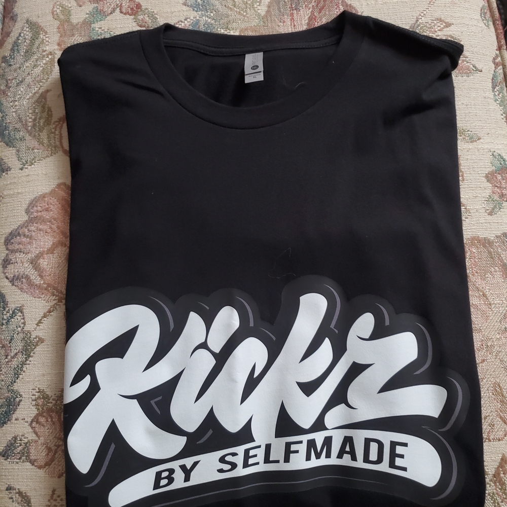 New KICKZ by Selfmade Black Tee - Men's Shirt - XL